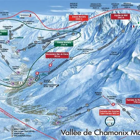 Duplex Les Grands Montets アパート *